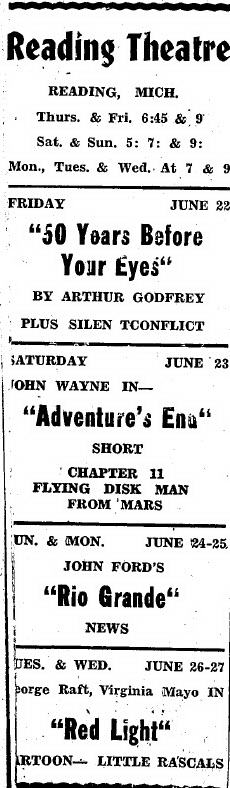 Reading Theatre - Camden Advance June 6 1951